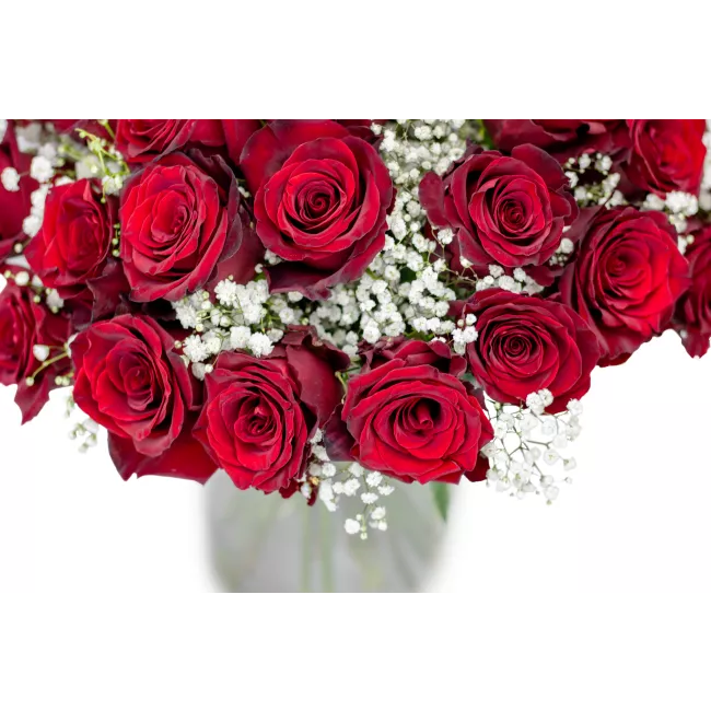 Bouquet of red roses